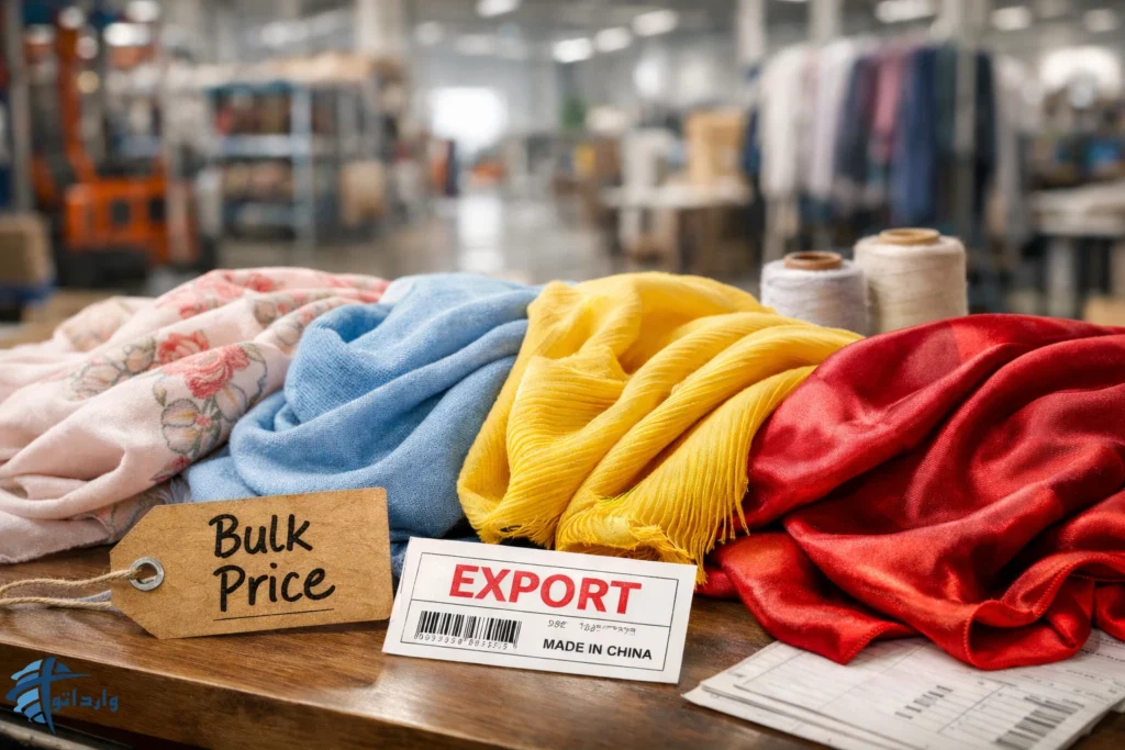 واردات روسری از چین