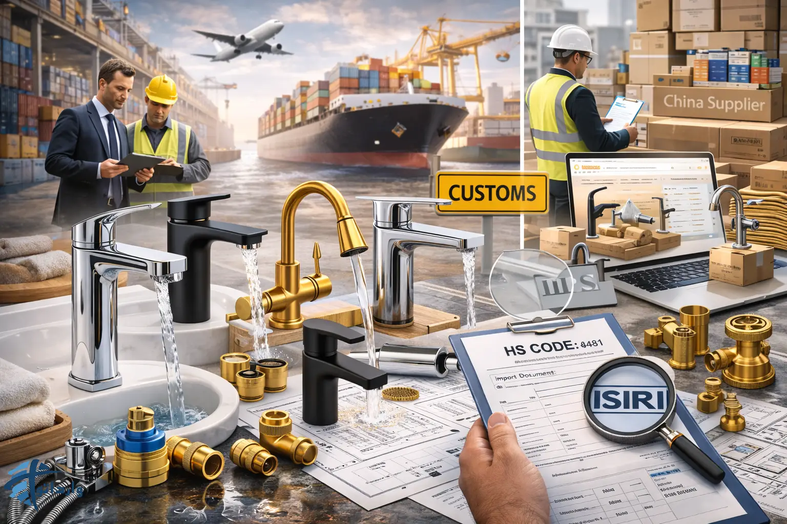 مراحل عملی واردات شیرآلات از چین