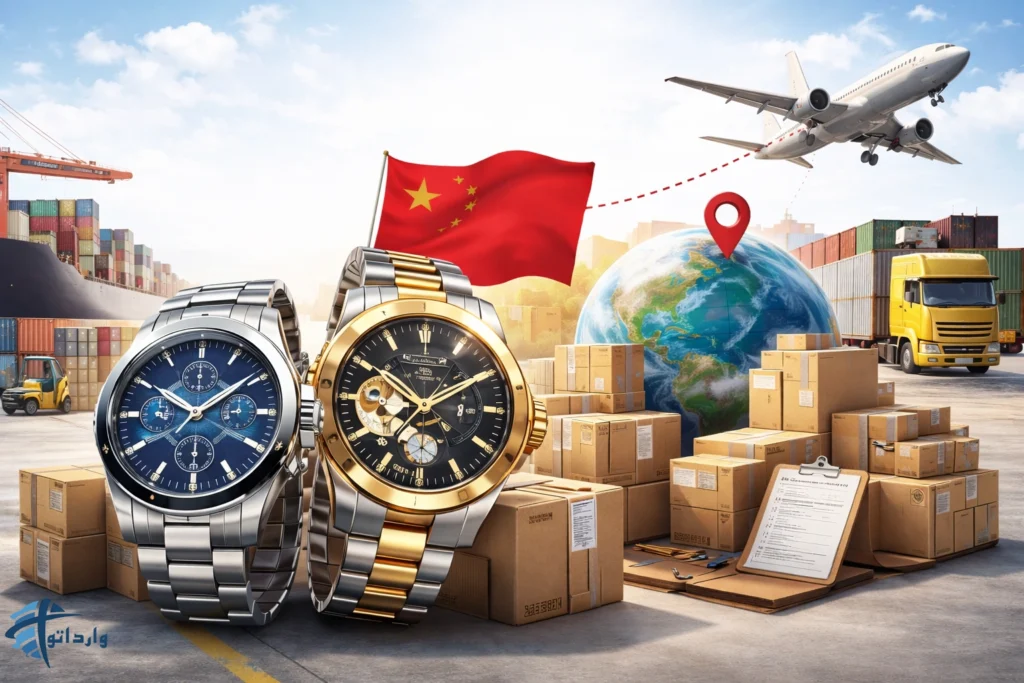 واردات ساعت از چین