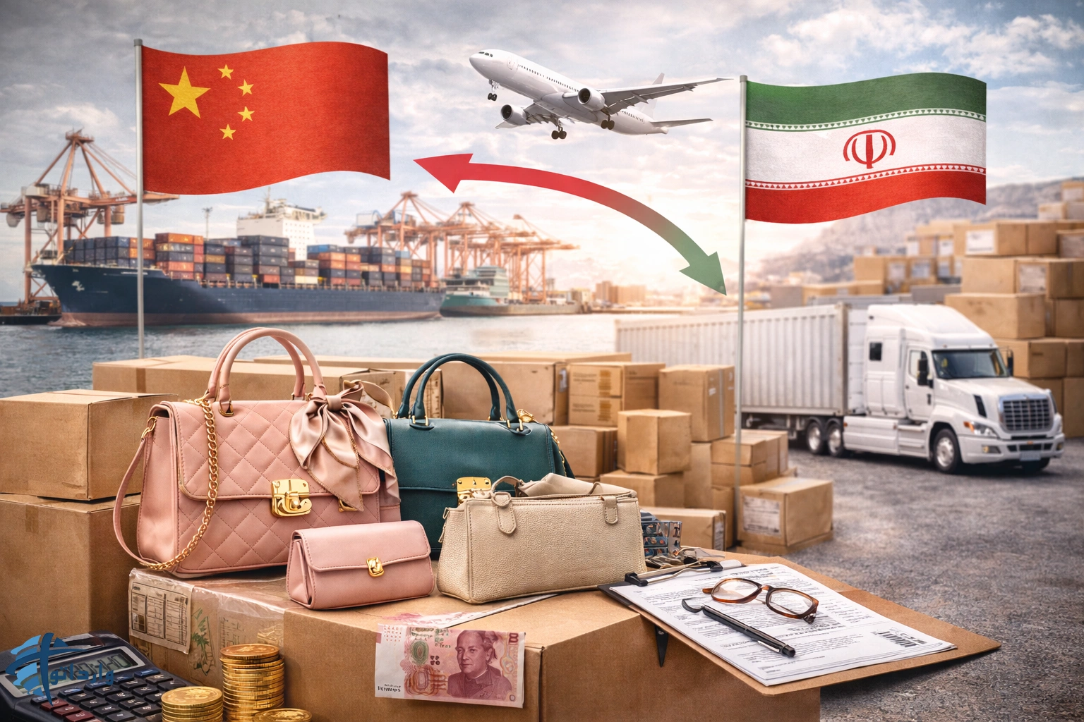 حمل و نقل کیف از چین به ایران
