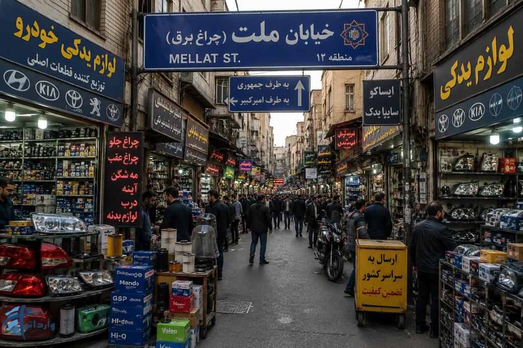 بازار قطعات خودرو در تهران کجاست؟